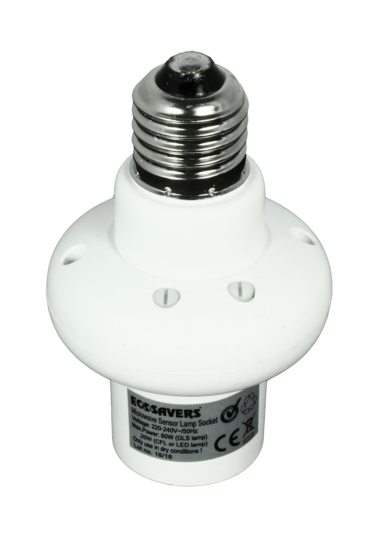 Ecosavers Microwave Sensor Lampfuss E27 - Image 4