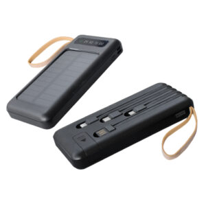 POWERplus Manta Solar Powerbank 10.000 mAh mit abnehmbaren Ladekabeln