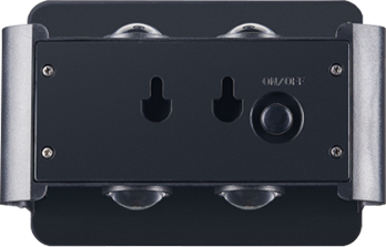 POWERplus Weasel Solar 4 LED Up-Down Wandleuchte Außen Warmweiß - Image 3