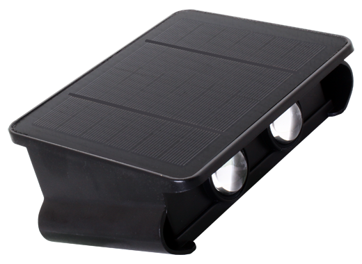 POWERplus Weasel Solar 4 LED Up-Down Wandleuchte Außen Warmweiß - Image 2